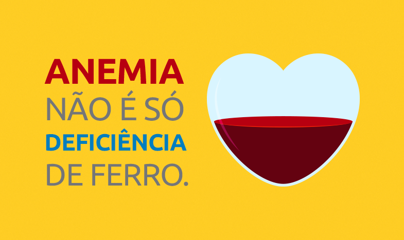 Anemia não é só deficiência de ferro