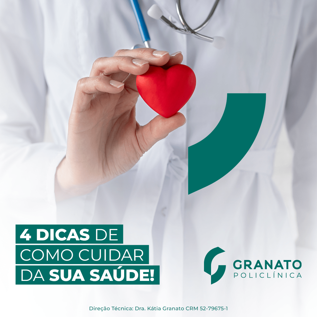 4 dicas de como cuidar da sua saúde!